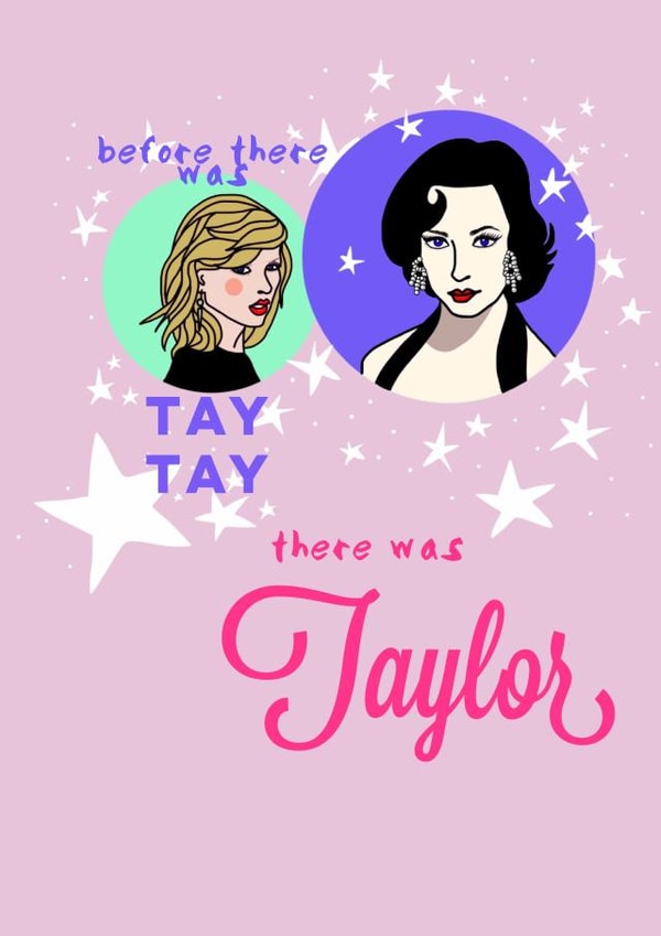 Taylor Music Just because Card 28116 created by What's Your Vintage?