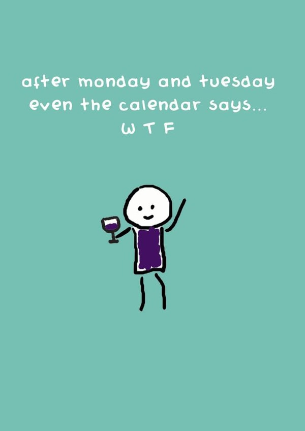 cute humour Humour Card 6489 created by Redback Cards