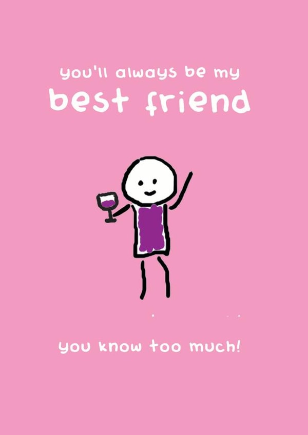 best friend Love & Friendship Card 6491 created by Redback Cards