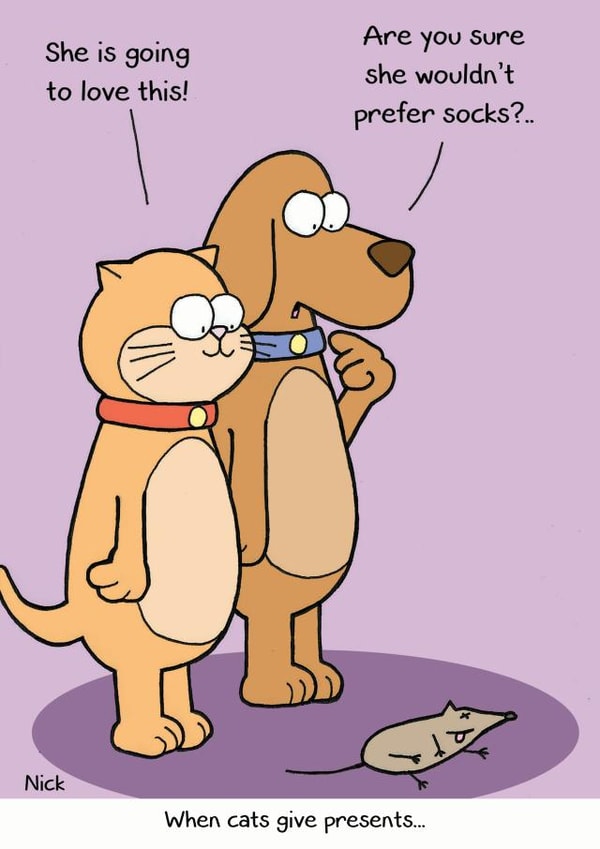 Funny cartoon Humour Card 6756 created by Nick Hannaford-Hill