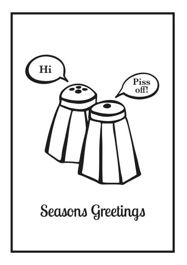 funny pun Christmas Card 26516 created by Cookie Design