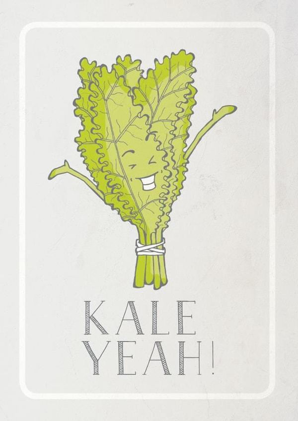 Kale Celebration and Encouragement Card created by Tami Boyce