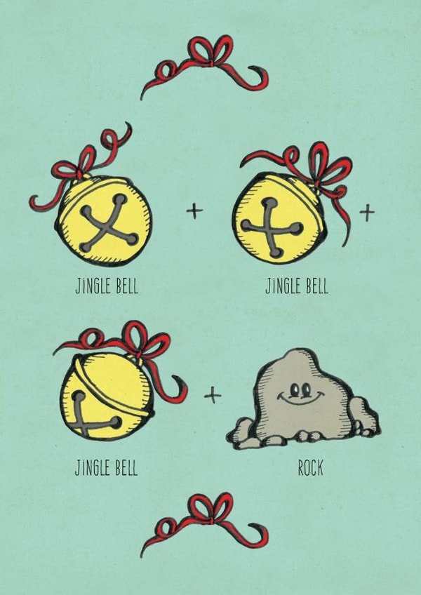 Jingle Bell Rock Christmas Holiday Card created by Tami Boyce