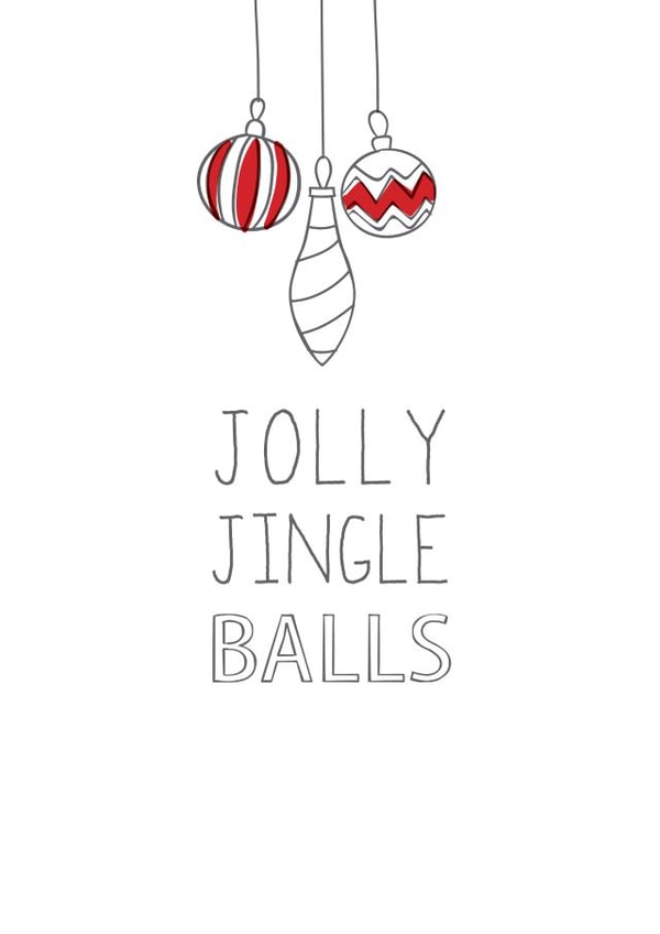 jolly jingle Christmas Card 26917 created by Prairie Chick Prints