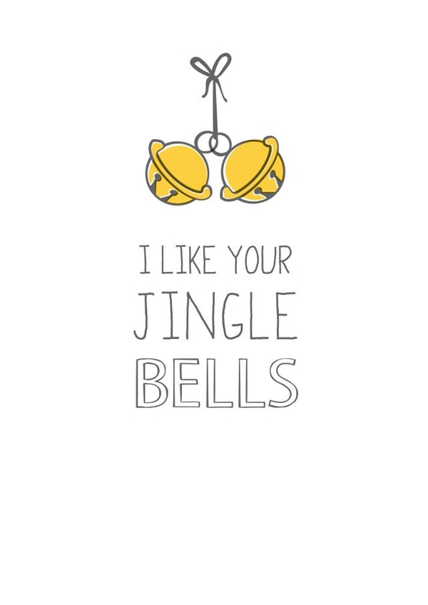 jingle bells Christmas Card 26922 created by Prairie Chick Prints