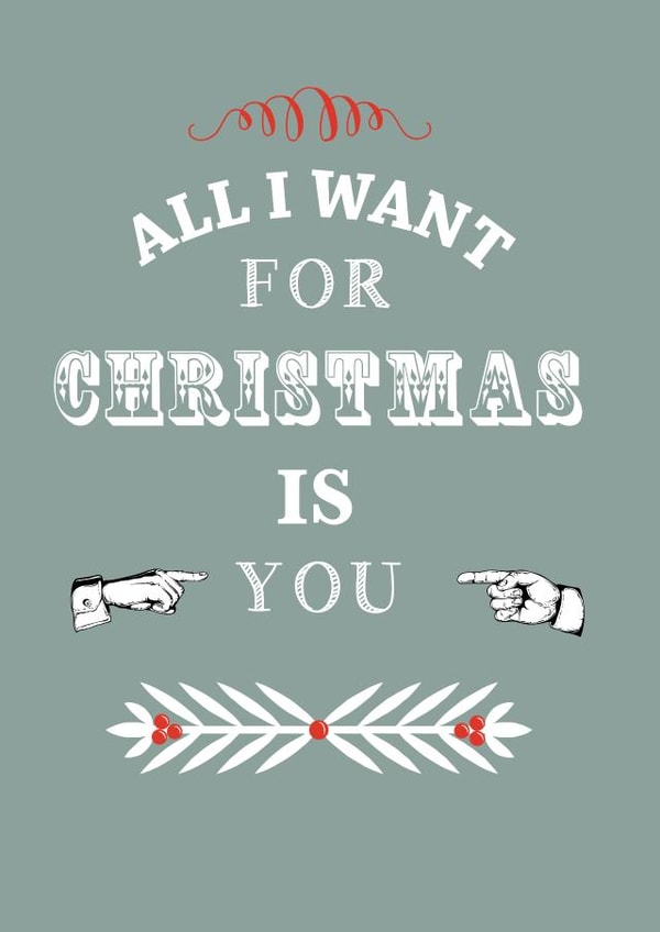 Partner  Typographic Christmas Card 26665 created by Ilka Dickens