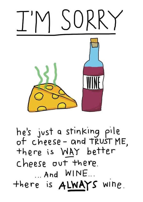 breakup relationship Thinking of you Card 4627 created by Che Dyer