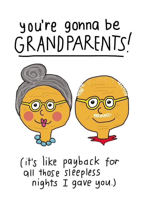 baby announcement Pregnancy Card 4628 created by Che Dyer