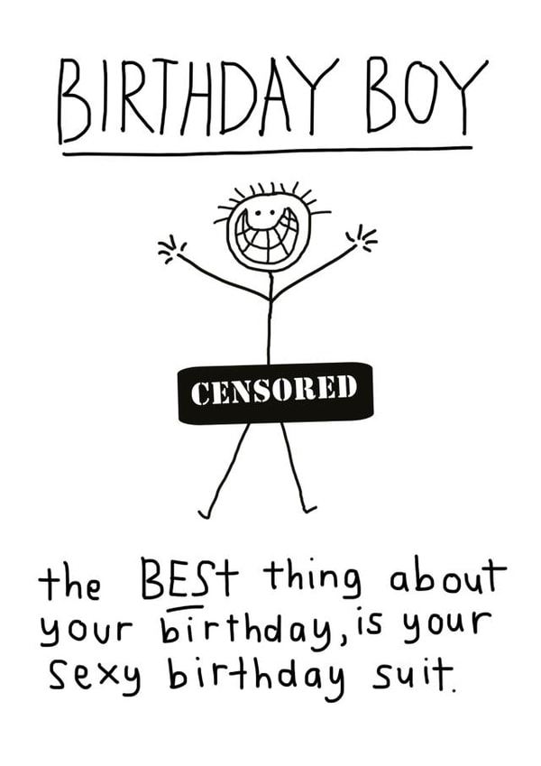 birthday boy Birthday Card 4631 created by Che Dyer