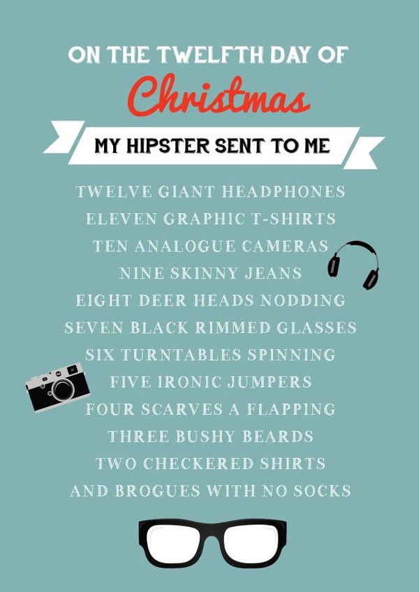 Christmas twelvedaysof Christmas Card 26666 created by Ilka Dickens