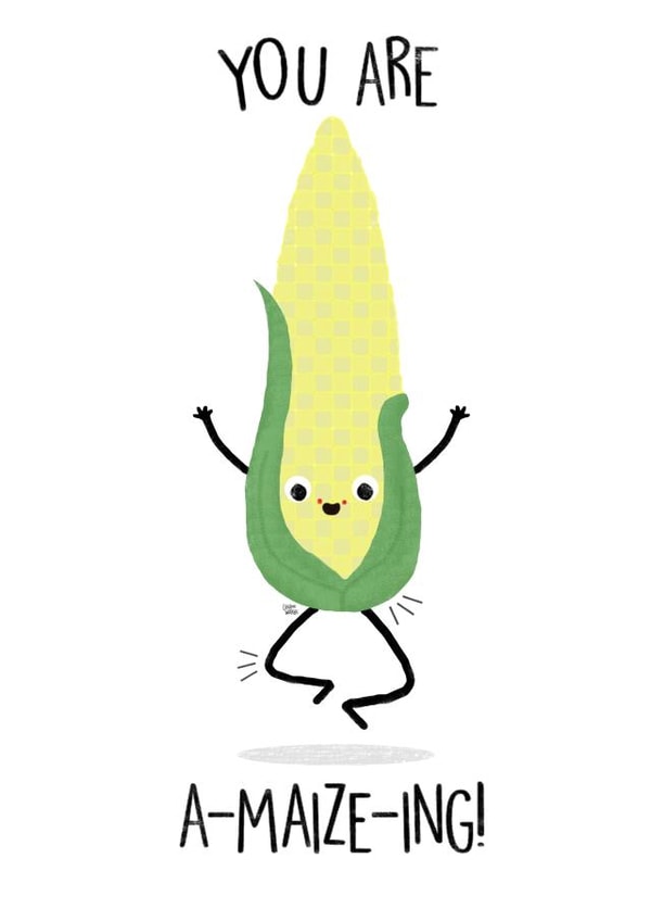 maize amazing Good Luck Card 4393 created by Leeann Walker
