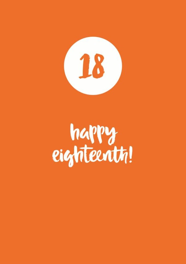 18 eighteen Birthday Card 6376 created by So Yeah Stuff
