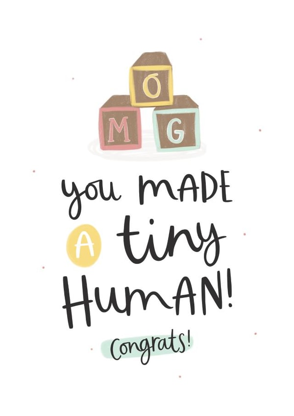 congratulations congrats New Baby Card 4744 created by Abbie Imagine
