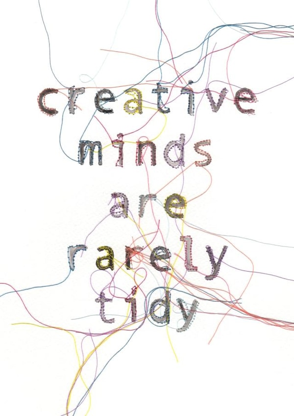 typography creatives Just because Card 1109 created by Sparklymouse