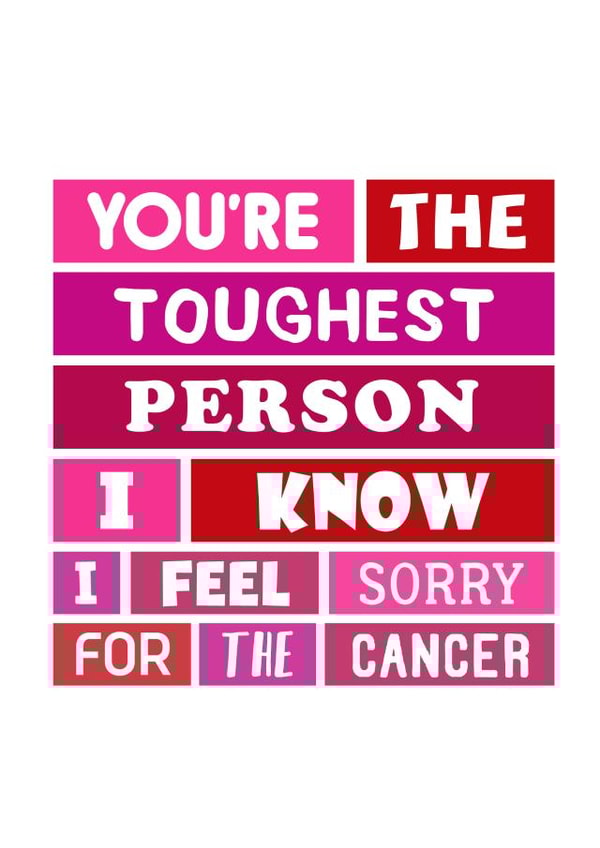 Breast Cancer Card - Breast Cancer Diagnosis - Thinking Of You - Support created by SixElevenCreations