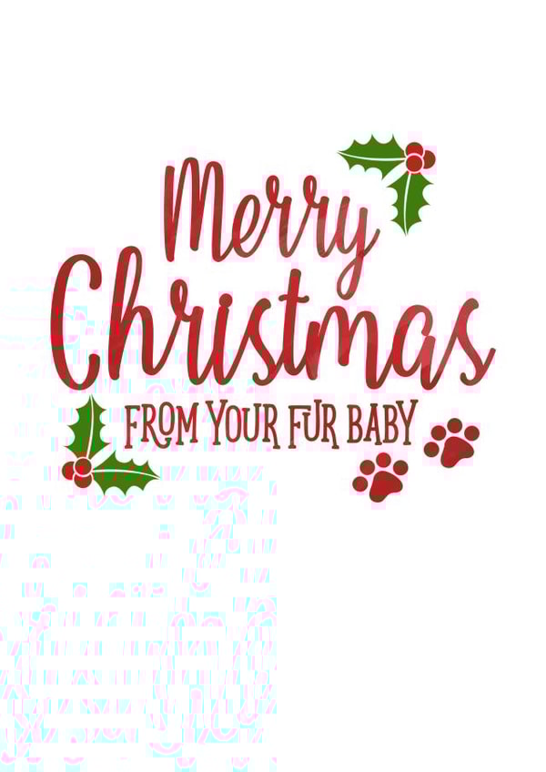 pet dog Christmas Card 26442 created by Ruby Wren Designs
