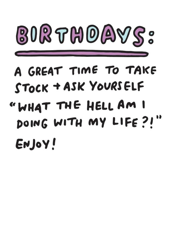birthday funny Birthday Card 27564 created by Veronica Dearly