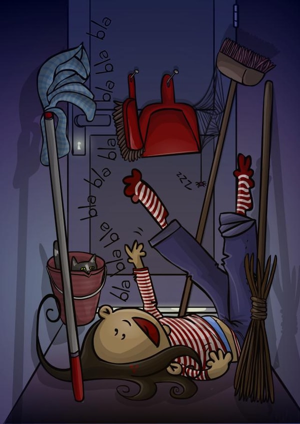 broomcloset broom Card 29082 created by Mara's Rainy Days