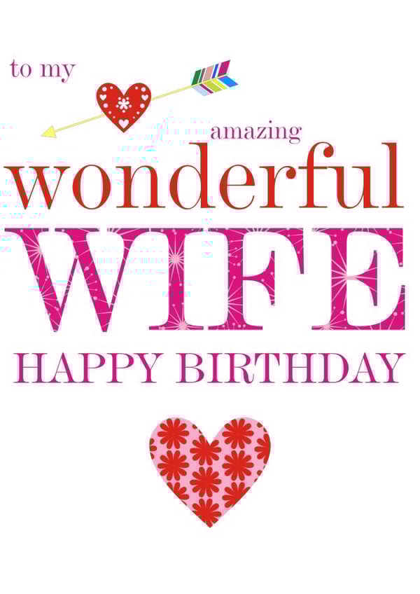 Happy Birthday to my Amazing Wife created by Claire Giles