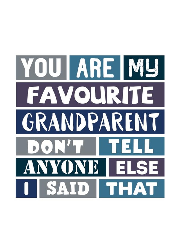 Funny Card For Grandad, Grandmother - Father's Day Card - Mother's Day Card created by SixElevenCreations