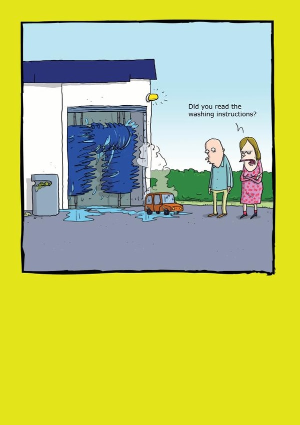 husband wife Humour Card 6513 created by Redback Cards