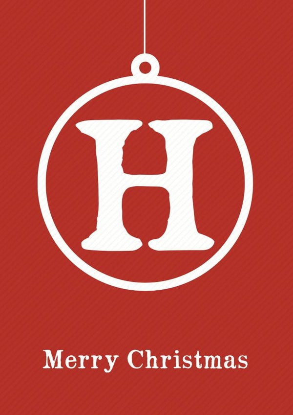 Christmas bauble Christmas Card 29325 created by Altered Chic