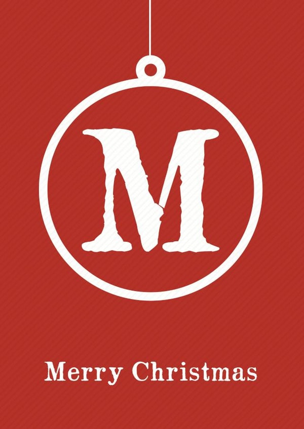 Christmas bauble Christmas Card 29329 created by Altered Chic