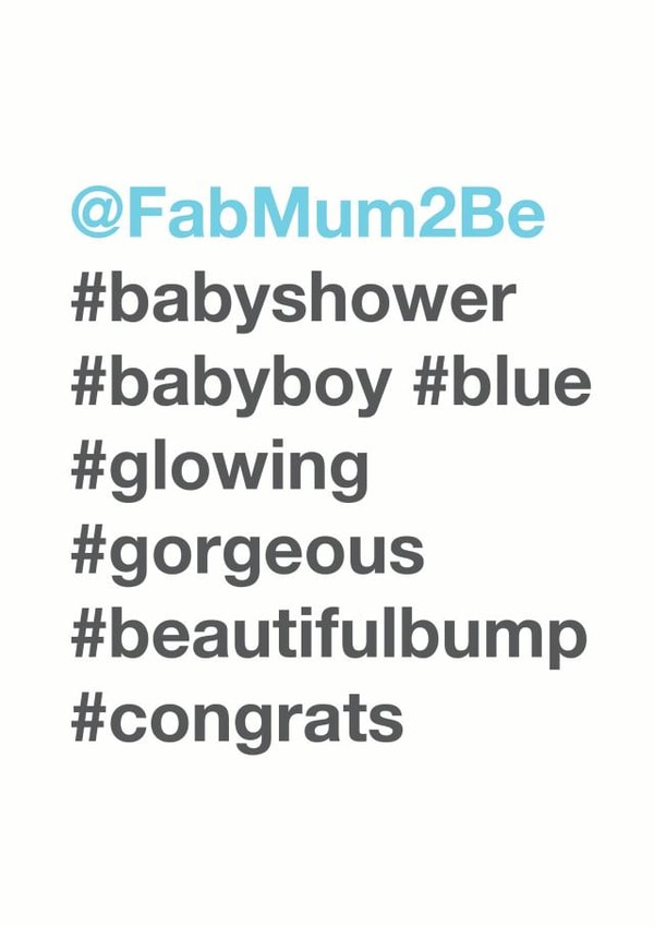 baby shower blue New Baby Card 3708 created by Bow & Bell