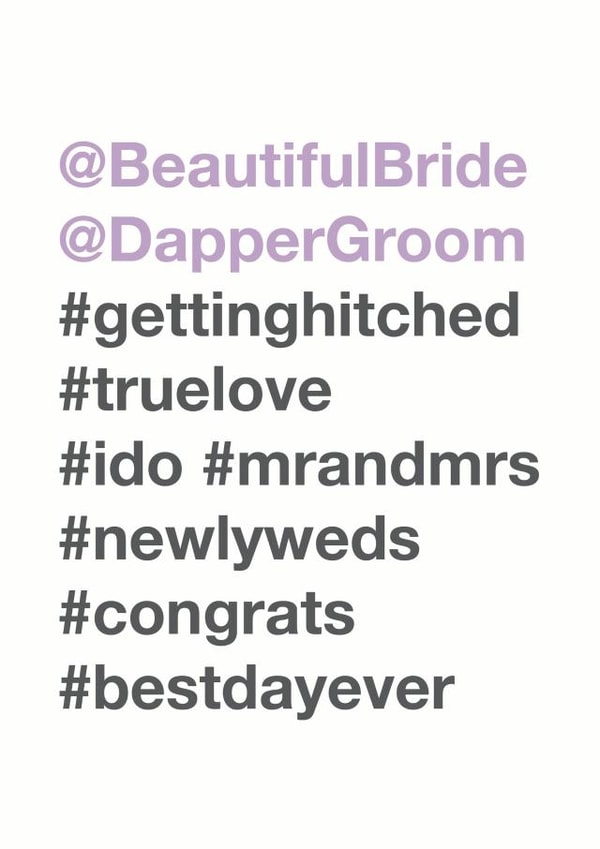 #WEDDING created by Bow & Bell