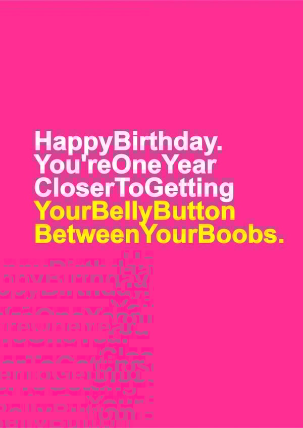 female humour Birthday Card 27974 created by Redrakoon