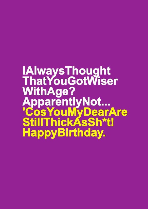 funny birthday Birthday Card 5647 created by Redrakoon