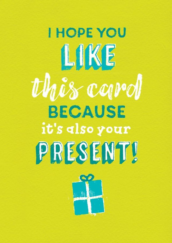 present lime Christmas Card 6870 created by Unknown Ink