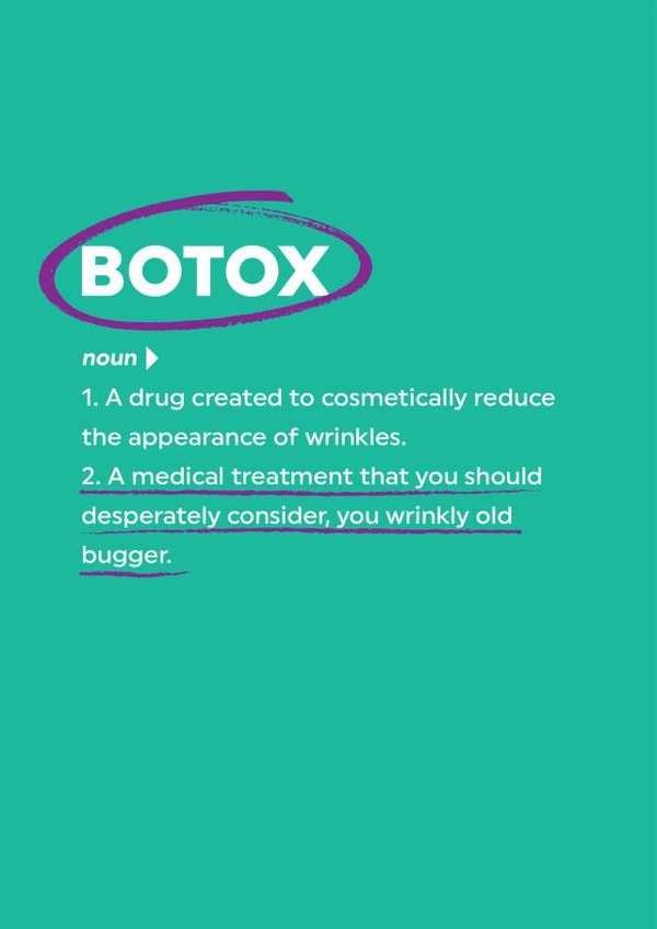 birthday botox Birthday Card 6872 created by Unknown Ink