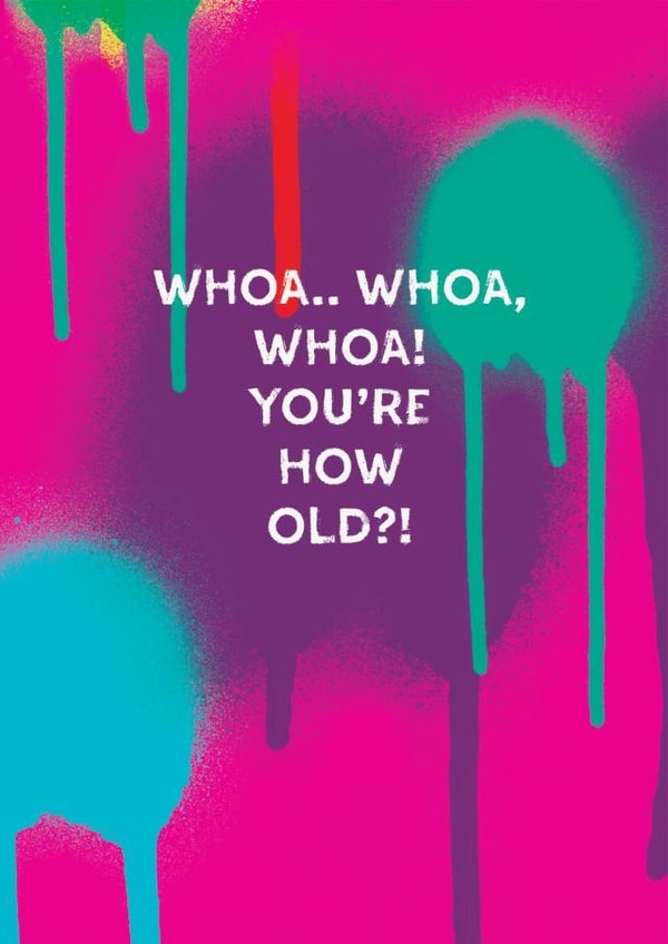 birthday age Birthday Card 6878 created by Unknown Ink