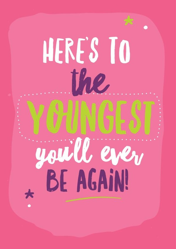 birthday typographic Birthday Card 6893 created by Unknown Ink