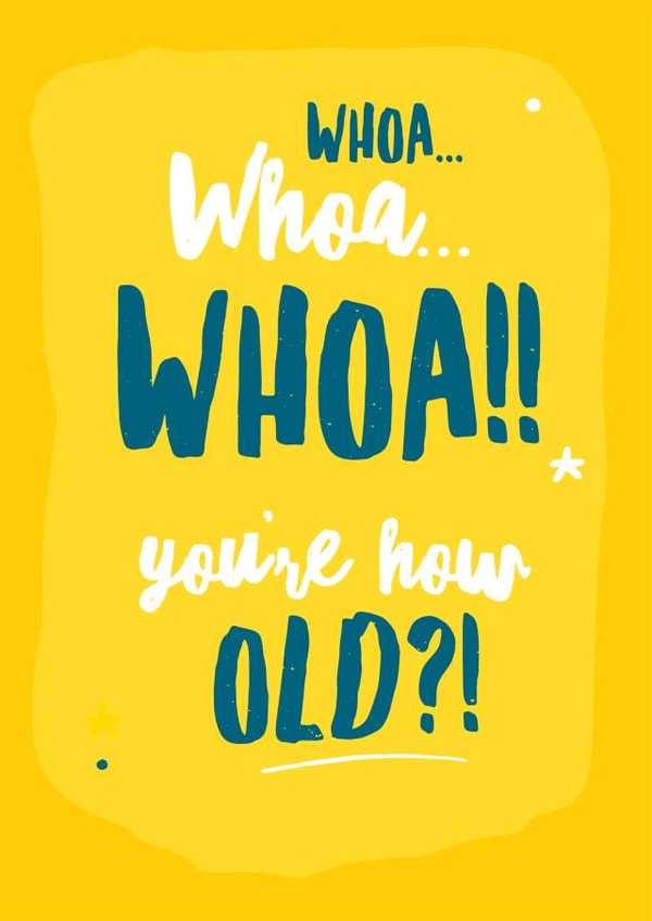 birthday old Birthday Card 6894 created by Unknown Ink