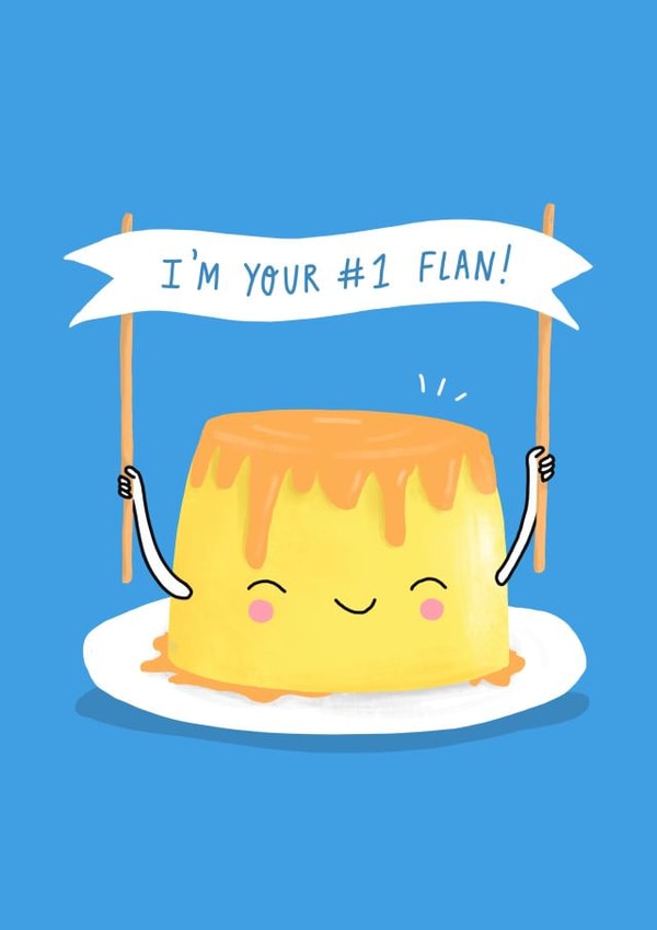 Flan Charly Valentines Day Card 24888 created by Charly Clements