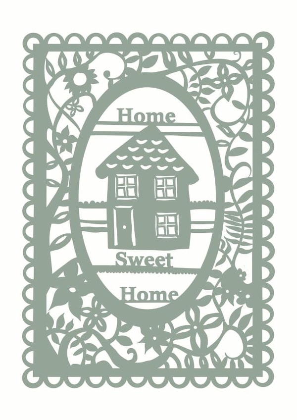 home papercut New Home Card 7316 created by Pogofandango