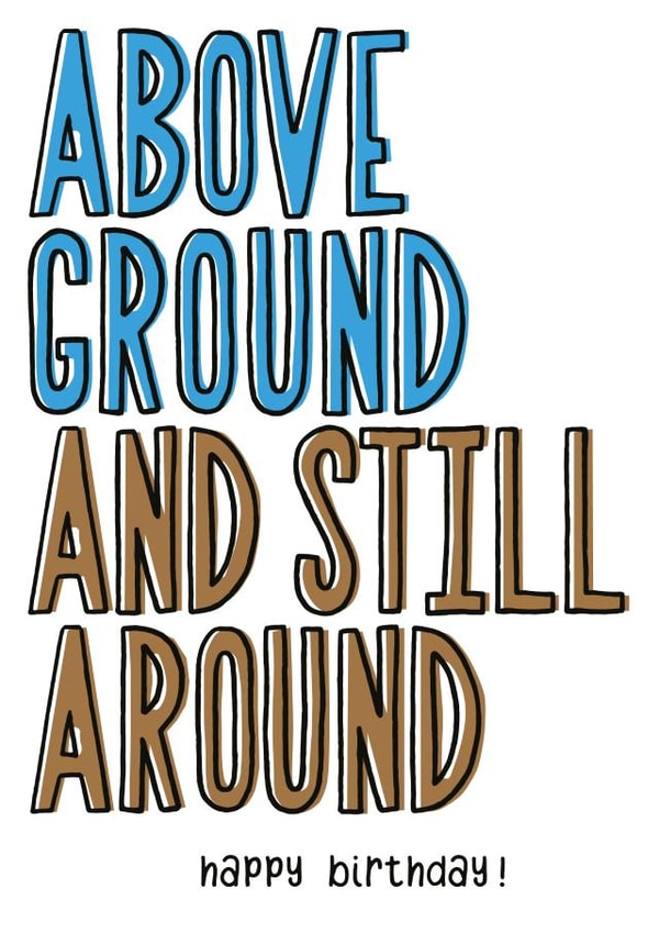 birthday funny Birthday Card 4602 created by PaperFreckles