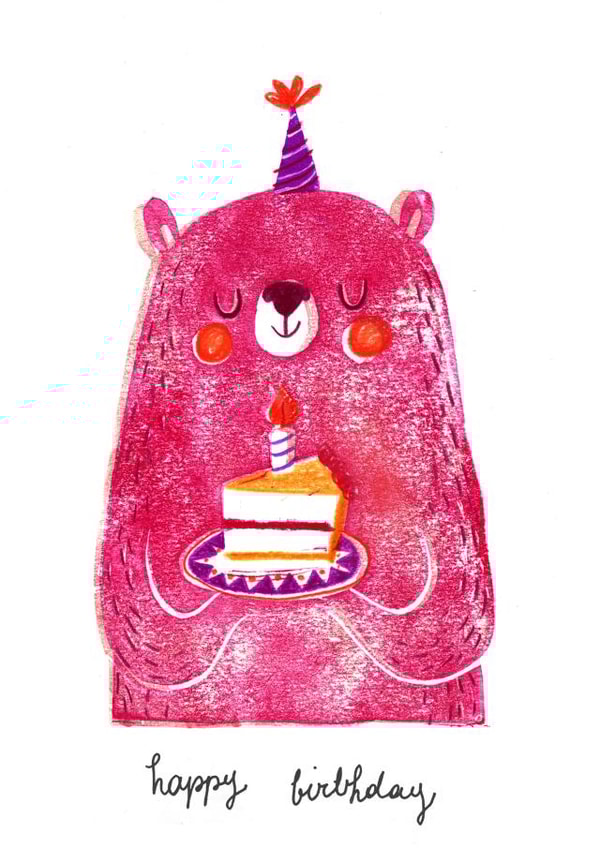 bear birthday Birthday Card 27813 created by Last Week