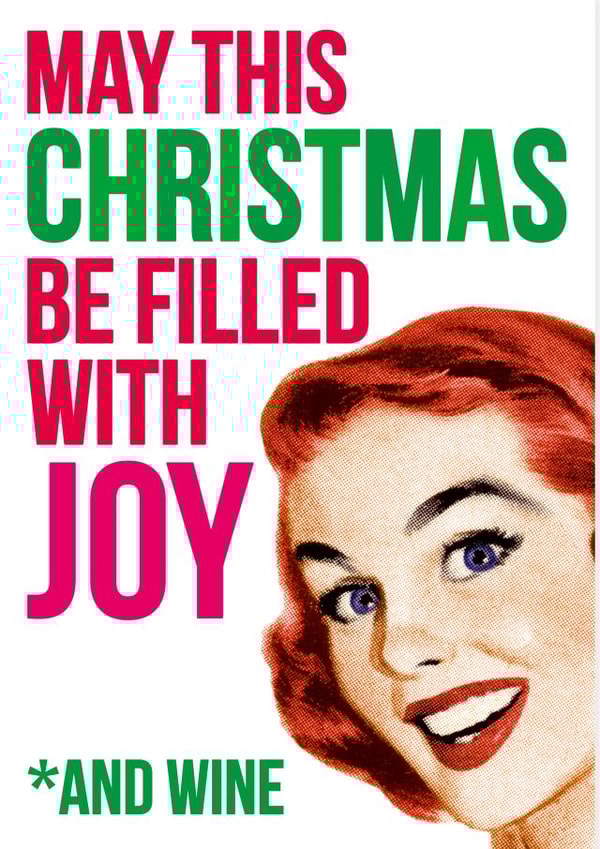 christmas wine Christmas Card 2964 created by Dean Morris Cards