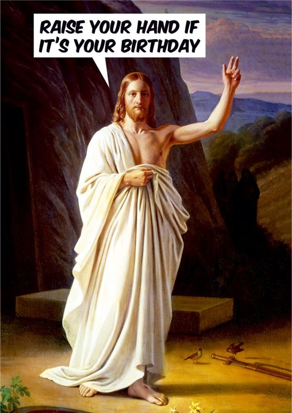 christmas jesus Christmas Card 2966 created by Dean Morris Cards