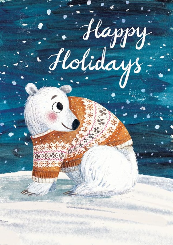 christmas cute Christmas Card 22320 created by Bethany Christou