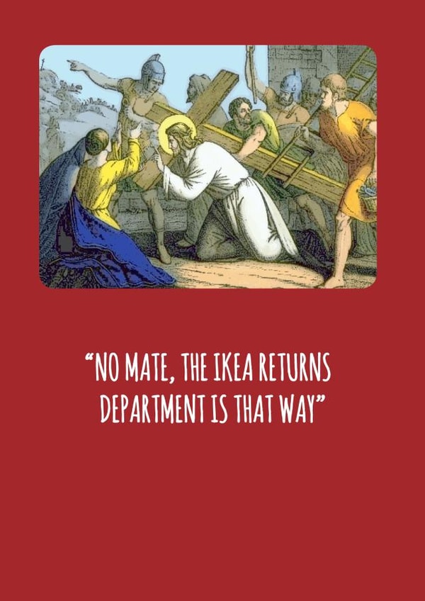 funny atheist Humour Card 5351 created by Frankie Whistle