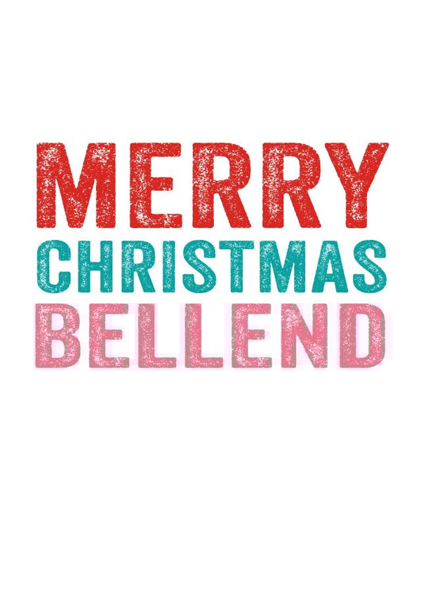 Rude Christmas Card - Bellend created by Do You Punctuate?