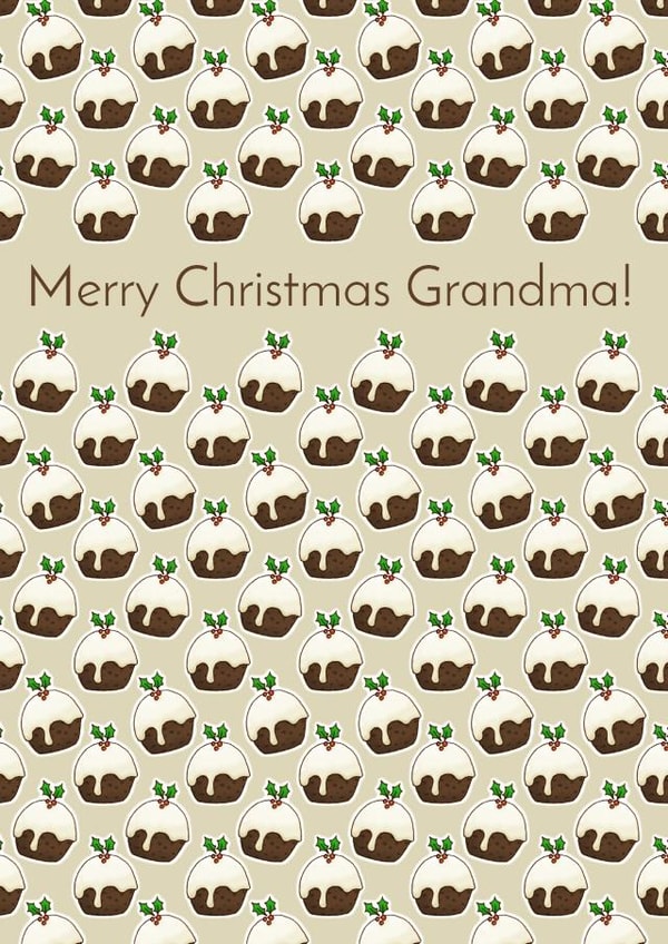 christmas Grandma Christmas Card 6164 created by Hazel Fisher Creations