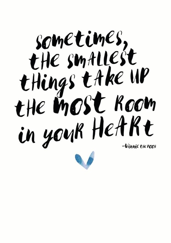 winnie the New Baby Card 6137 created by Rachel Storey Illustration