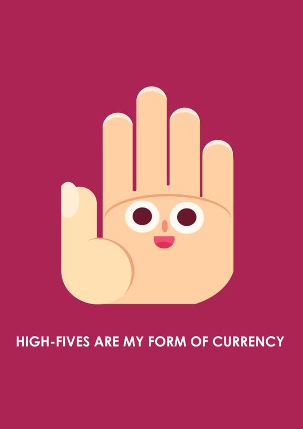 hand high Love & Friendship Card 29602 created by Samuel Froelich