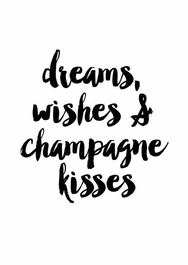 Champagne Kisses Birthday CArd created by Sweetlove Press