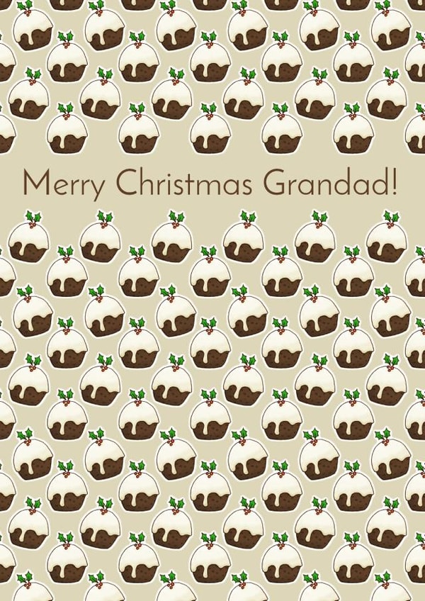 merry grandad Christmas Card 6167 created by Hazel Fisher Creations